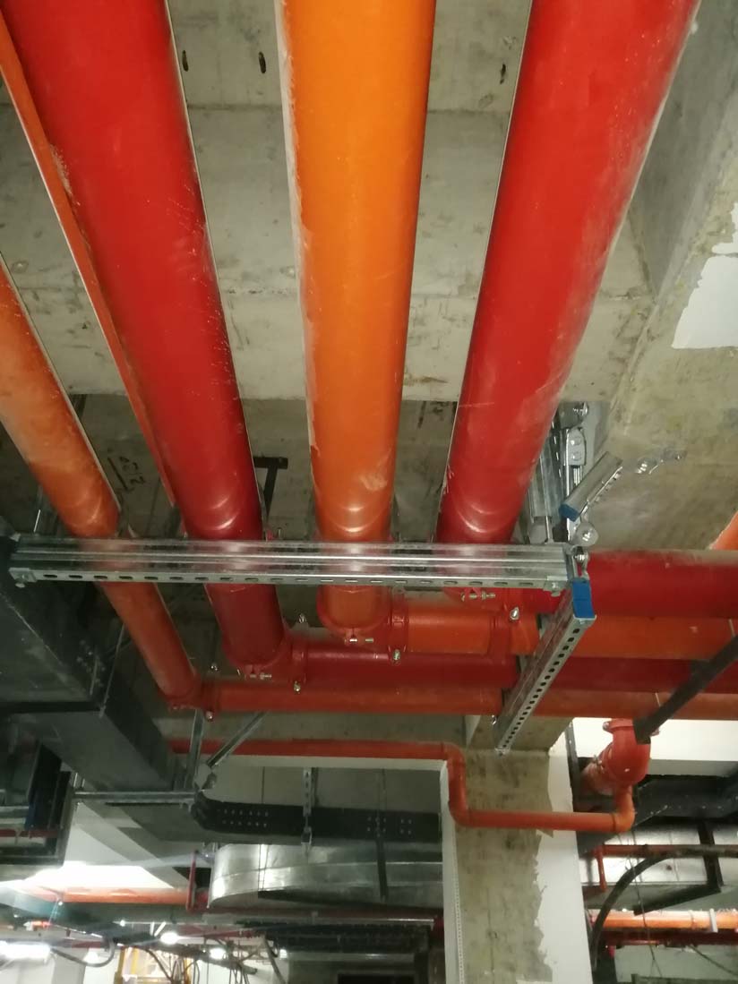 抗震支架安装场景摄图