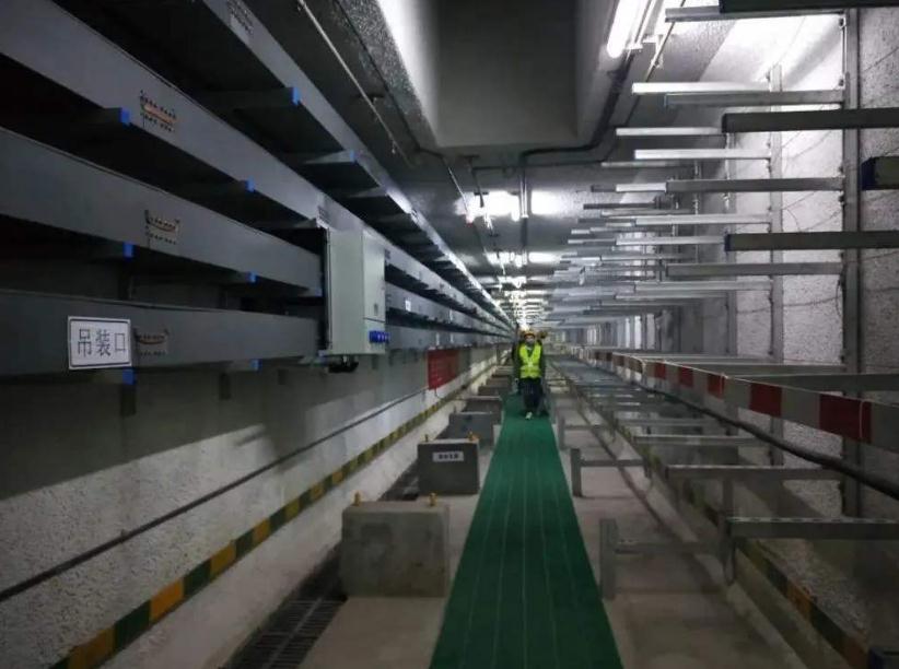 抗震支架在地铁工程中的应用实景拍摄图片