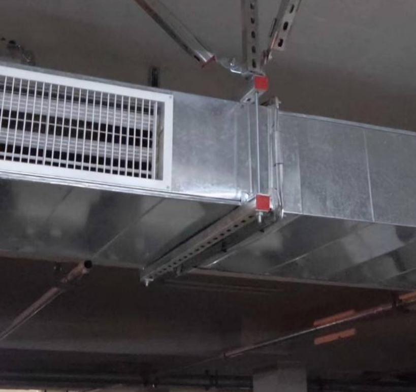 空调、通风管路系统抗震支架运用实拍图片