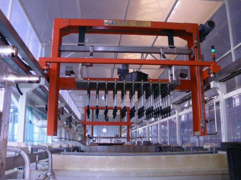 成品抗震支吊架电镀锌车间摄图