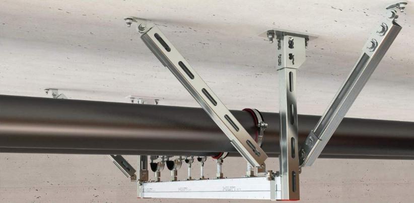 抗震支架的间距设置示范图片