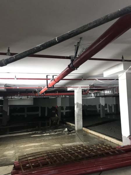 大理州管道抗震支架安装案例图片